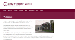 Desktop Screenshot of doncasterquakers.org.uk